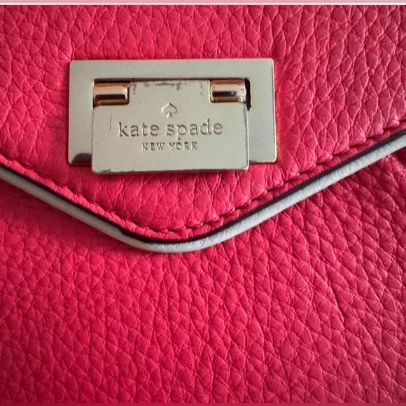 Kate Spade NY Wesley Place Laurel Desert Rose leather bag with Care Card - Picture 5 of 12